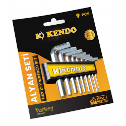 Eltos Kendo Allen Anahtar Seti Alyan Anahtar 9 Parça Eltos Kendo Allen Anahtar Seti Alyan Anahtar 9 Parça