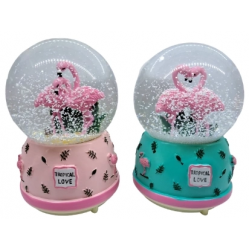 Flamingo Kar Küresi Büyük Boy Flamingo Kar Küresi Büyük Boy