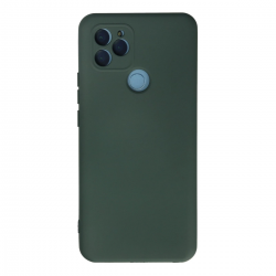 General Mobile Gm 21 Kılıf Nano İçi Kadife Silikon - Koyu Yeşil