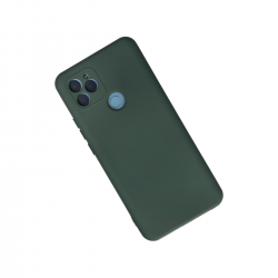 General Mobile Gm 21 Kılıf Nano İçi Kadife Silikon - Koyu Yeşil