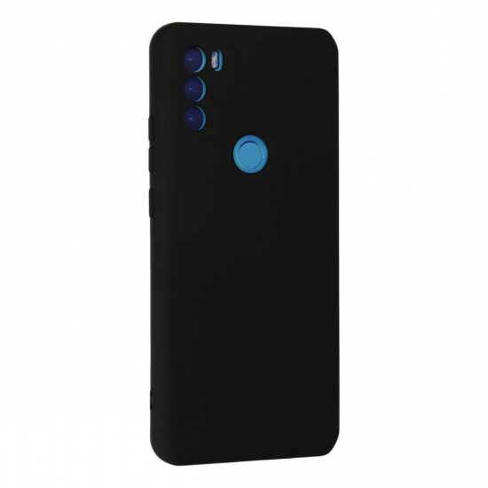 General Mobile Gm 21 Plus Kılıf Nano İçi Kadife Silikon - Siyah