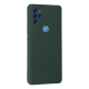 General Mobile Gm 21 Pro Kılıf Nano İçi Kadife Silikon - Koyu Yeşil