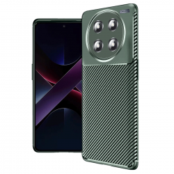 Honor Magic 7 Lite Kılıf Auto Focus Karbon Kapak - Koyu Yeşil Honor Magic 7 Lite Kılıf Auto Focus Karbon Kapak - Koyu Yeşil