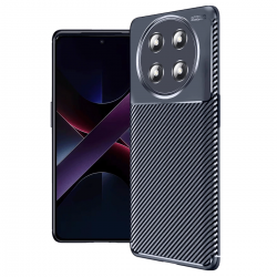 Honor Magic 7 Lite Kılıf Auto Focus Karbon Kapak - Lacivert Honor Magic 7 Lite Kılıf Auto Focus Karbon Kapak - Lacivert