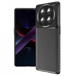 Honor Magic 7 Lite Kılıf Auto Focus Karbon Kapak - Siyah Honor Magic 7 Lite Kılıf Auto Focus Karbon Kapak - Siyah
