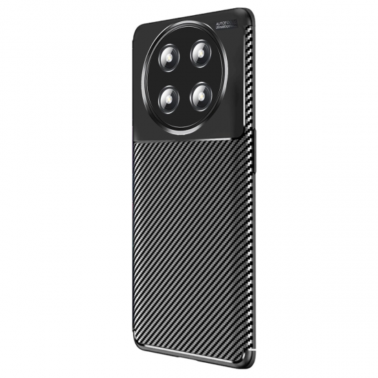 Honor Magic 7 Lite Kılıf Auto Focus Karbon Kapak - Siyah