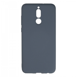 Huawei Mate 10 Lite Kılıf Nano İçi Kadife Silikon - Gri