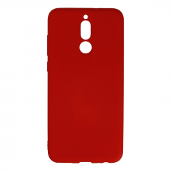 Huawei Mate 10 Lite Kılıf Nano İçi Kadife Silikon - Kırmızı