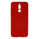 Huawei Mate 10 Lite Kılıf Nano İçi Kadife Silikon - Kırmızı