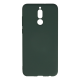 Huawei Mate 10 Lite Kılıf Nano İçi Kadife Silikon - Koyu Yeşil