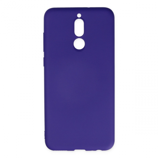 Huawei Mate 10 Lite Kılıf Nano İçi Kadife Silikon - Mor