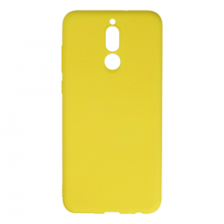 Huawei Mate 10 Lite Kılıf Nano İçi Kadife Silikon - Sarı Huawei Mate 10 Lite Kılıf Nano İçi Kadife Silikon - Sarı