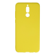 Huawei Mate 10 Lite Kılıf Nano İçi Kadife Silikon - Sarı