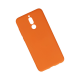 Huawei Mate 10 Lite Kılıf Nano İçi Kadife Silikon - Turuncu