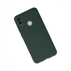 Huawei P Smart 2019 Kılıf Nano İçi Kadife Silikon - Koyu Yeşil