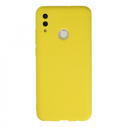 Huawei P Smart 2019 Kılıf Nano İçi Kadife Silikon - Sarı Huawei P Smart 2019 Kılıf Nano İçi Kadife Silikon - Sarı