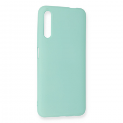 Huawei P Smart Pro / Y9s Kılıf Nano İçi Kadife Silikon - Turkuaz Huawei P Smart Pro / Y9s Kılıf Nano İçi Kadife Silikon - Turkuaz