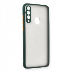 Huawei Y6p Kılıf Montreal Silikon Kapak - Yeşil Huawei Y6p Kılıf Montreal Silikon Kapak - Yeşil