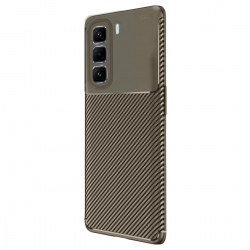 İnfinix Hot 50 Pro Plus 4g Auto Focus Karbon Kapak - Kahverengi İnfinix Hot 50 Pro Plus 4g Auto Focus Karbon Kapak - Kahverengi