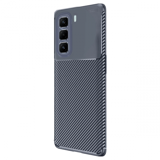 İnfinix Hot 50 Pro Plus 4g Auto Focus Karbon Kapak - Lacivert