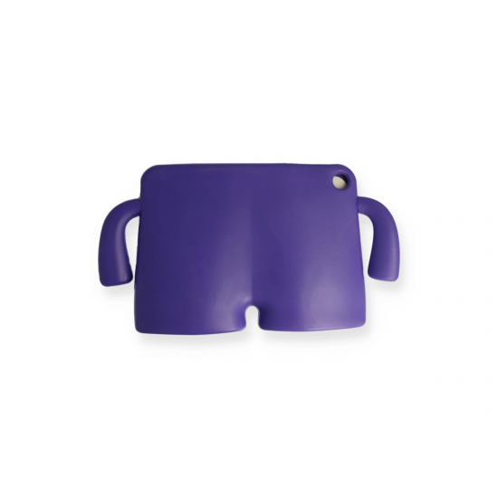 İpad 10.2 (7.nesil) Kılıf Karakter Tablet Silikon - Mor