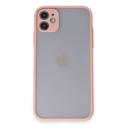 İphone 11 Kılıf Montreal Silikon Kapak - Pembe İphone 11 Kılıf Montreal Silikon Kapak - Pembe