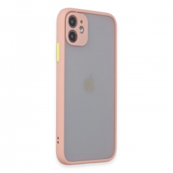 İphone 11 Kılıf Montreal Silikon Kapak - Pembe İphone 11 Kılıf Montreal Silikon Kapak - Pembe