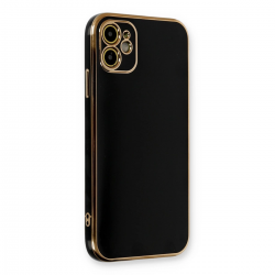 İphone 11 Kılıf Volet Silikon - Siyah İphone 11 Kılıf Volet Silikon - Siyah