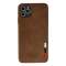 İphone 11 Pro Kılıf Loop Deri Silikon - Kahverengi