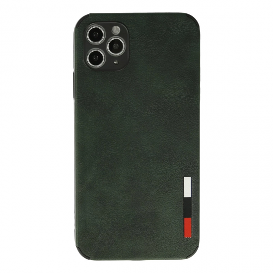 İphone 11 Pro Kılıf Loop Deri Silikon - Yeşil