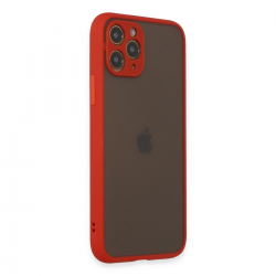 İphone 11 Pro Kılıf Montreal Silikon Kapak - Kırmızı