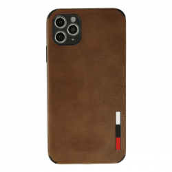 İphone 11 Pro Max Kılıf Loop Deri Silikon - Kahverengi İphone 11 Pro Max Kılıf Loop Deri Silikon - Kahverengi