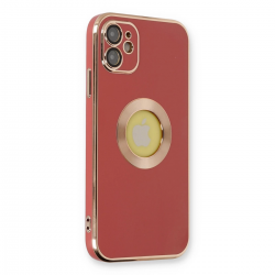 İphone 12 Kılıf Store Silikon - Kırmızı