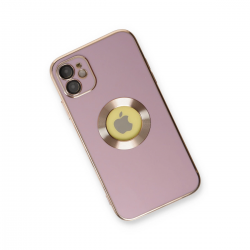 İphone 12 Kılıf Store Silikon - Mor İphone 12 Kılıf Store Silikon - Mor