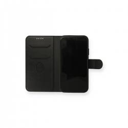 İphone 12 Kılıf Trend S Plus Kapaklı Kılıf - Siyah İphone 12 Kılıf Trend S Plus Kapaklı Kılıf - Siyah