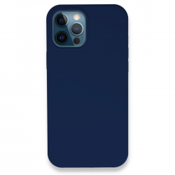 İphone 12 Pro Kılıf Lansman Legant Silikon - Lacivert