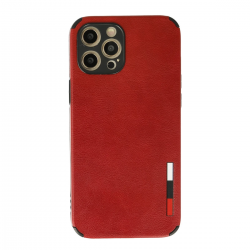 İphone 12 Pro Max Kılıf Loop Deri Silikon - Kırmızı İphone 12 Pro Max Kılıf Loop Deri Silikon - Kırmızı