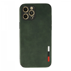 İphone 12 Pro Max Kılıf Loop Deri Silikon - Yeşil İphone 12 Pro Max Kılıf Loop Deri Silikon - Yeşil