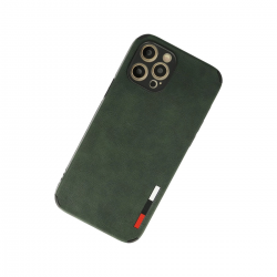 İphone 12 Pro Max Kılıf Loop Deri Silikon - Yeşil İphone 12 Pro Max Kılıf Loop Deri Silikon - Yeşil