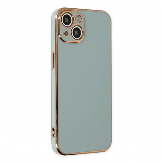 İphone 13 Kılıf Volet Silikon - Açık Yeşil