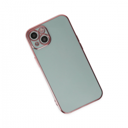 İphone 13 Kılıf Volet Silikon - Açık Yeşil İphone 13 Kılıf Volet Silikon - Açık Yeşil