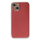 İphone 13 Kılıf Volet Silikon - Kırmızı