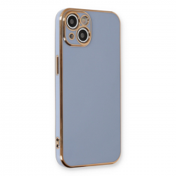 İphone 13 Kılıf Volet Silikon - Mavi İphone 13 Kılıf Volet Silikon - Mavi