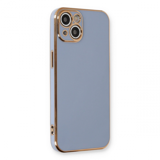 İphone 13 Kılıf Volet Silikon - Mavi