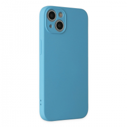 İphone 13 Mini Kılıf Nano İçi Kadife Silikon - Mavi İphone 13 Mini Kılıf Nano İçi Kadife Silikon - Mavi