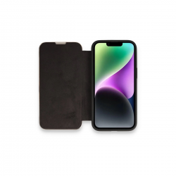 İphone 13 Pro Kılıf Dolpin Kapaklı - Siyah İphone 13 Pro Kılıf Dolpin Kapaklı - Siyah