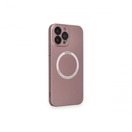 İphone 13 Pro Kılıf Jack Magneticsafe Lens Silikon - Rose Gold