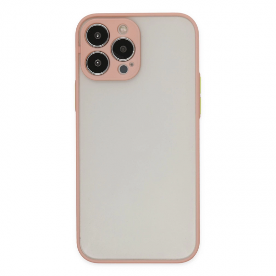 İphone 13 Pro Kılıf Montreal Silikon Kapak - Pembe