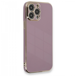 İphone 13 Pro Kılıf Volet Silikon - Mor İphone 13 Pro Kılıf Volet Silikon - Mor