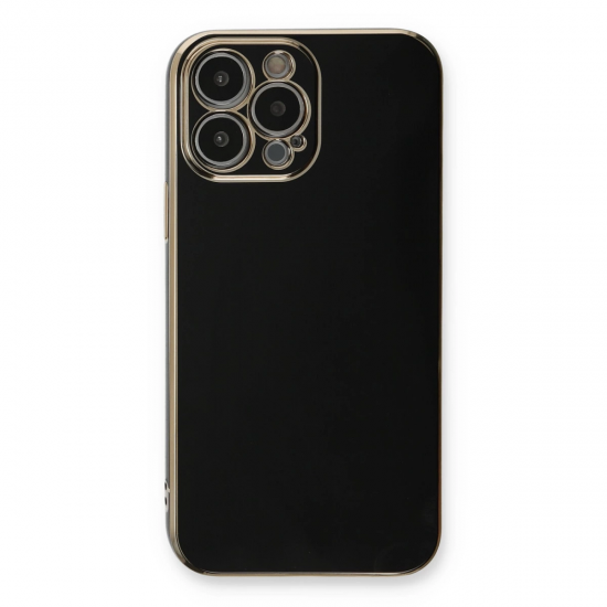 İphone 13 Pro Kılıf Volet Silikon - Siyah